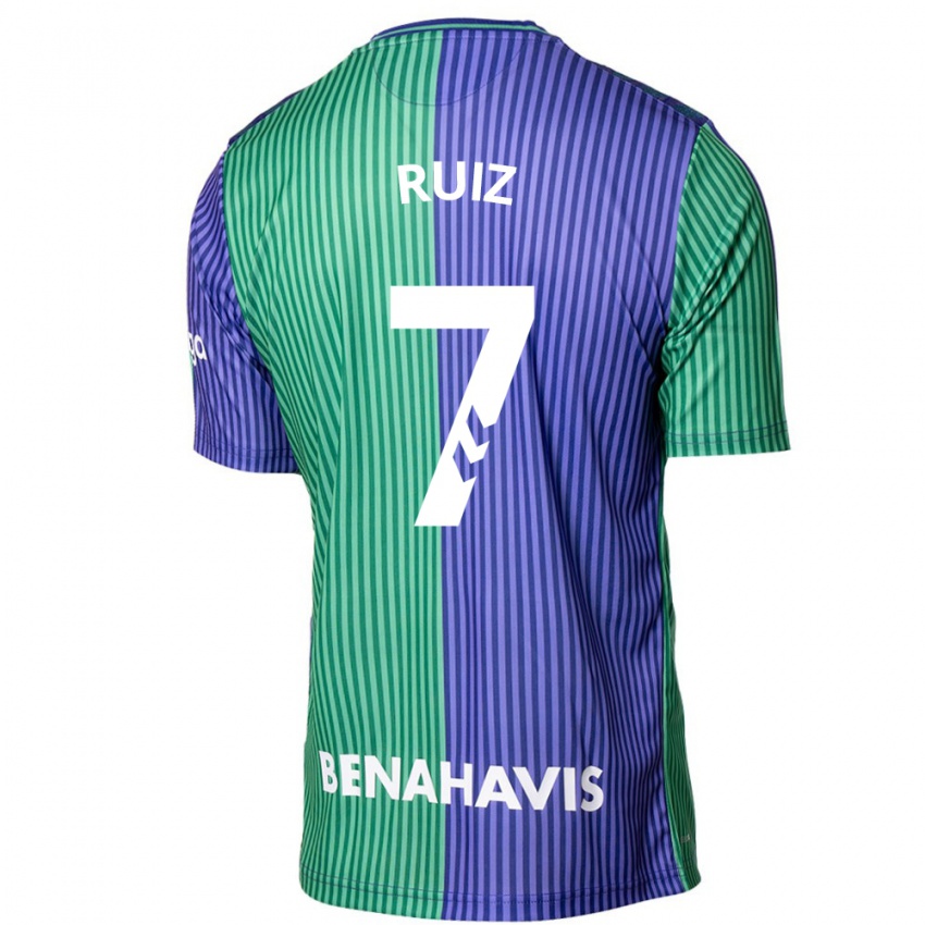 Homem Camisola María Ruiz #7 Azul Esverdeado Alternativa 2023/24 Camisa Brasil