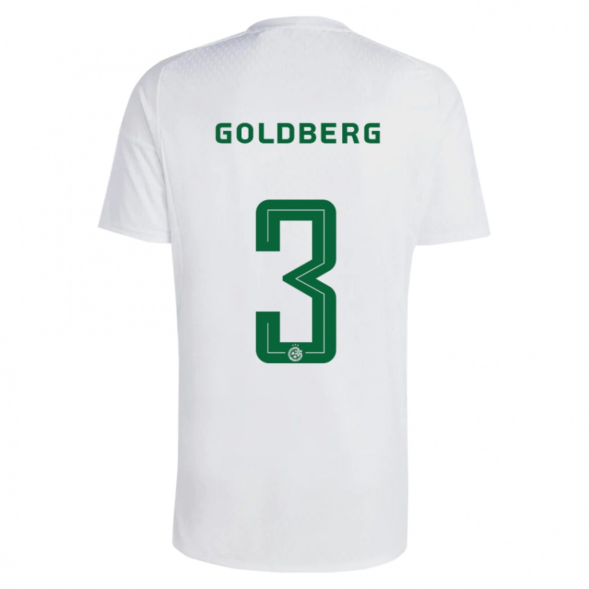 Homem Camisola Shon Goldberg #3 Azul Esverdeado Alternativa 2023/24 Camisa Brasil