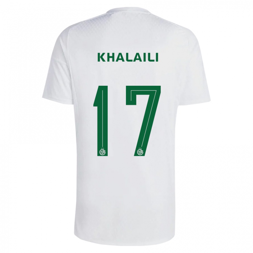 Homem Camisola Iyad Khalaili #17 Azul Esverdeado Alternativa 2023/24 Camisa Brasil