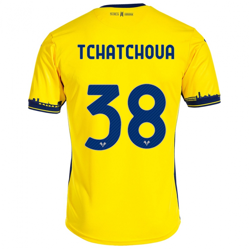 Homem Camisola Jackson Tchatchoua #38 Amarelo Alternativa 2023/24 Camisa Brasil