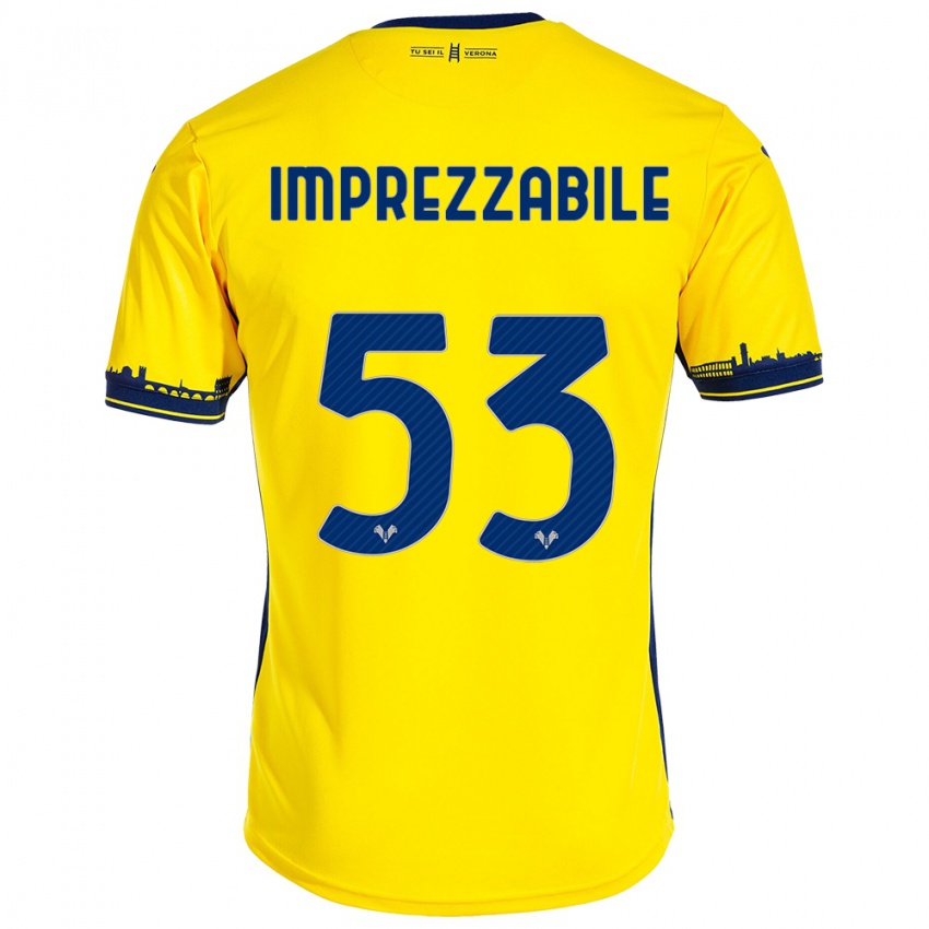 Homem Camisola Francesca Imprezzabile #53 Amarelo Alternativa 2023/24 Camisa Brasil