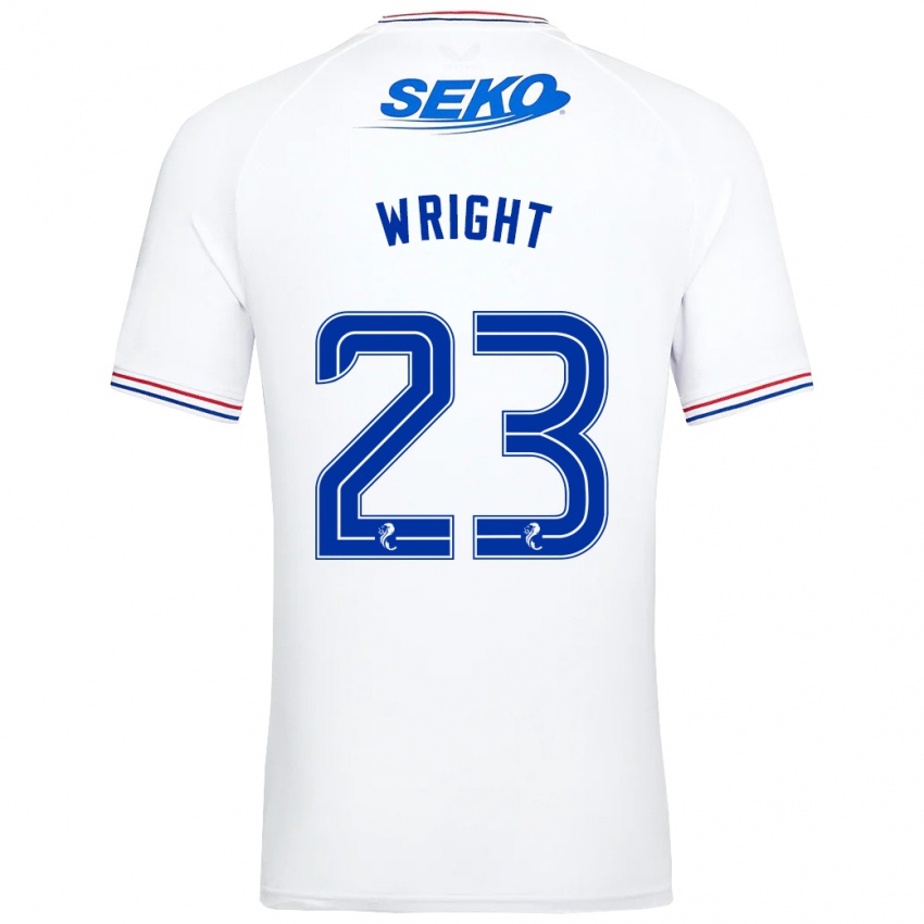 Homem Camisola Scott Wright #23 Branco Alternativa 2023/24 Camisa Brasil