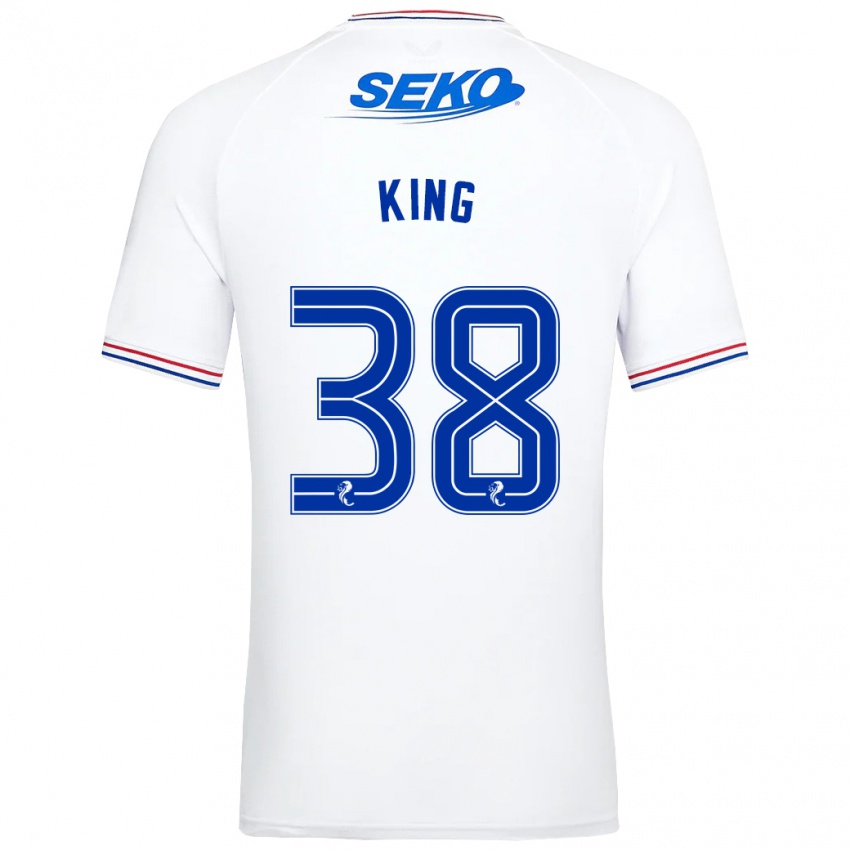 Homem Camisola Leon King #38 Branco Alternativa 2023/24 Camisa Brasil