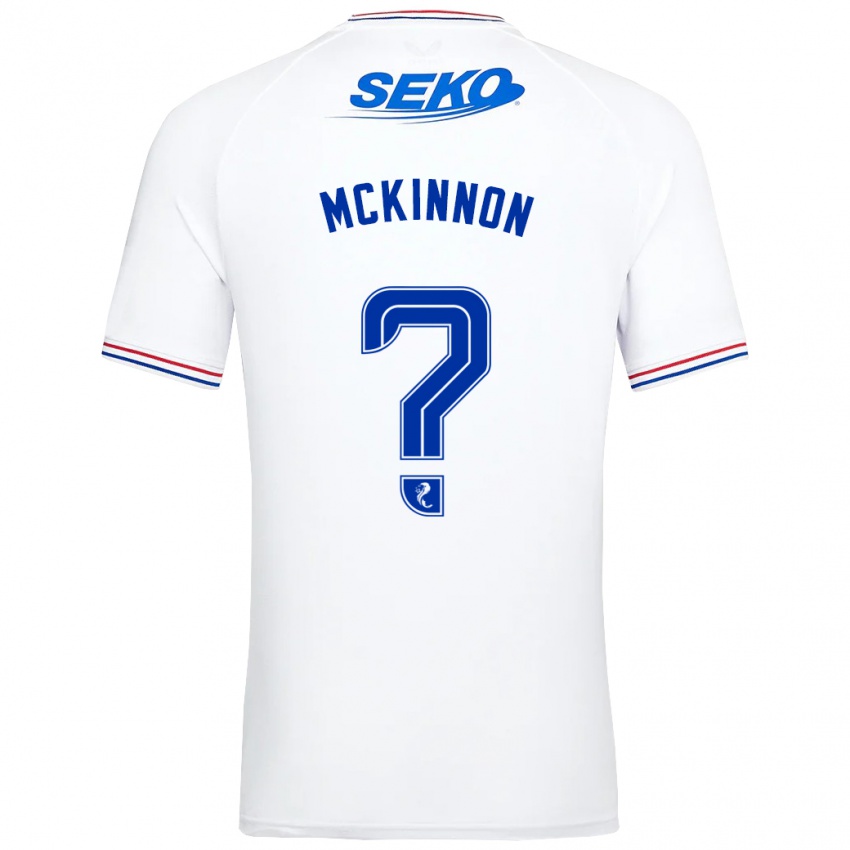 Homem Camisola Cole Mckinnon #0 Branco Alternativa 2023/24 Camisa Brasil