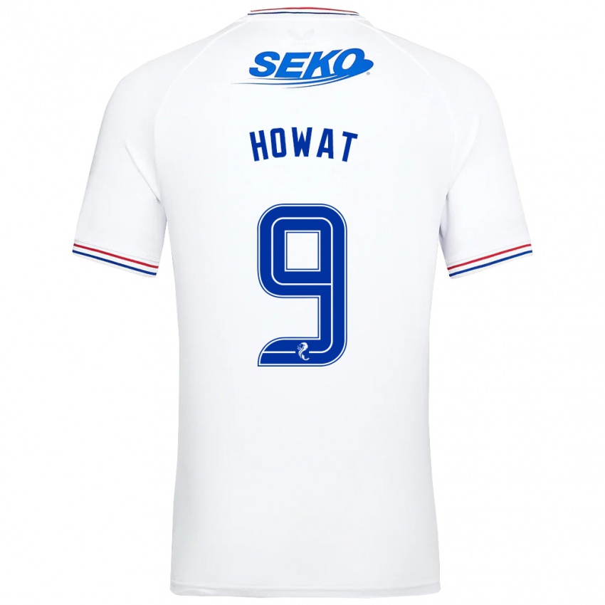 Homem Camisola Kirsty Howat #9 Branco Alternativa 2023/24 Camisa Brasil