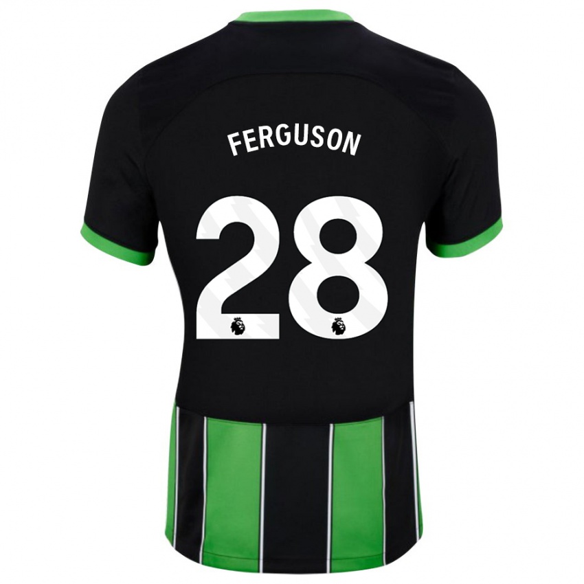 Homem Camisola Evan Ferguson #28 Preto Verde Alternativa 2023/24 Camisa Brasil
