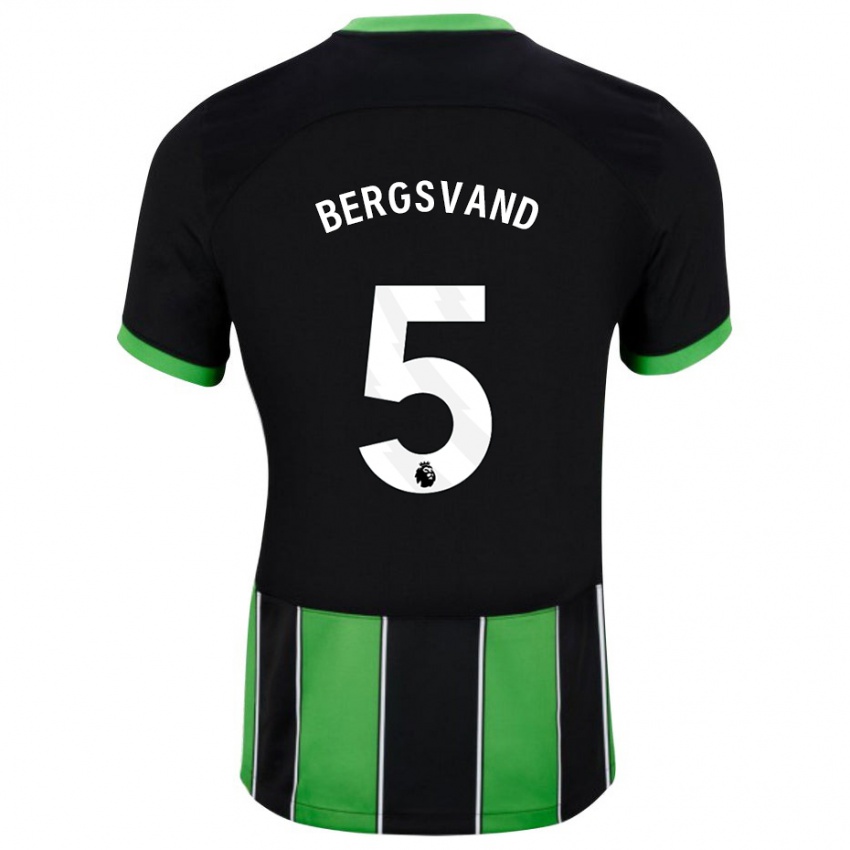 Homem Camisola Guro Bergsvand #5 Preto Verde Alternativa 2023/24 Camisa Brasil