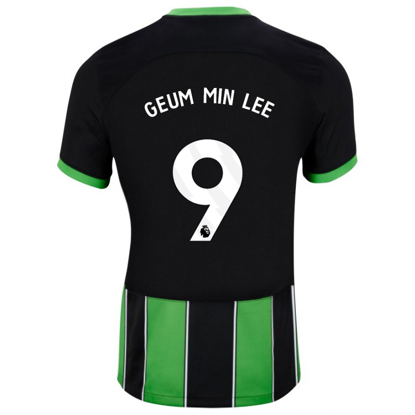 Homem Camisola Lee Geum-Min #9 Preto Verde Alternativa 2023/24 Camisa Brasil