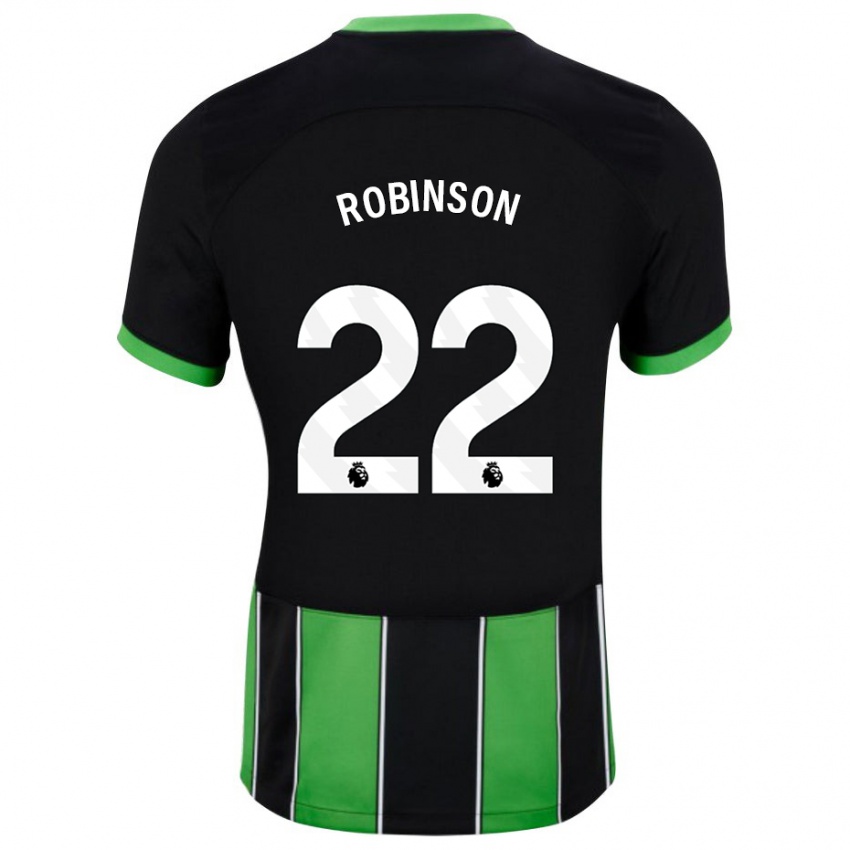 Homem Camisola Katie Robinson #22 Preto Verde Alternativa 2023/24 Camisa Brasil