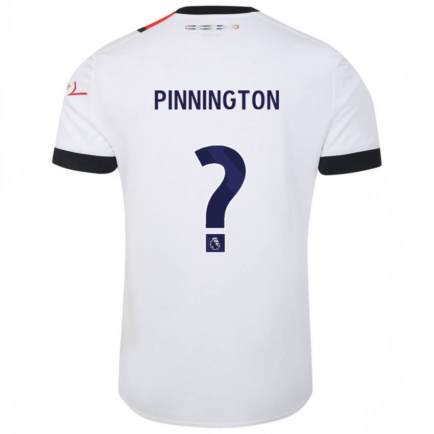 Homem Camisola Jacob Pinnington #0 Branco Alternativa 2023/24 Camisa Brasil