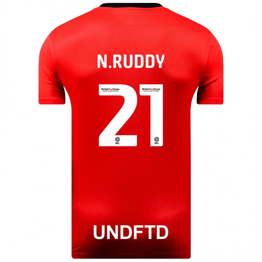 Homem Camisola John Ruddy #21 Vermelho Alternativa 2023/24 Camisa Brasil