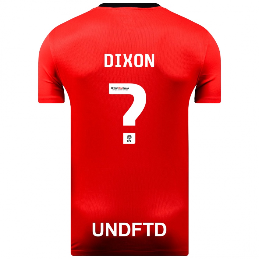 Homem Camisola Junior Dixon #0 Vermelho Alternativa 2023/24 Camisa Brasil