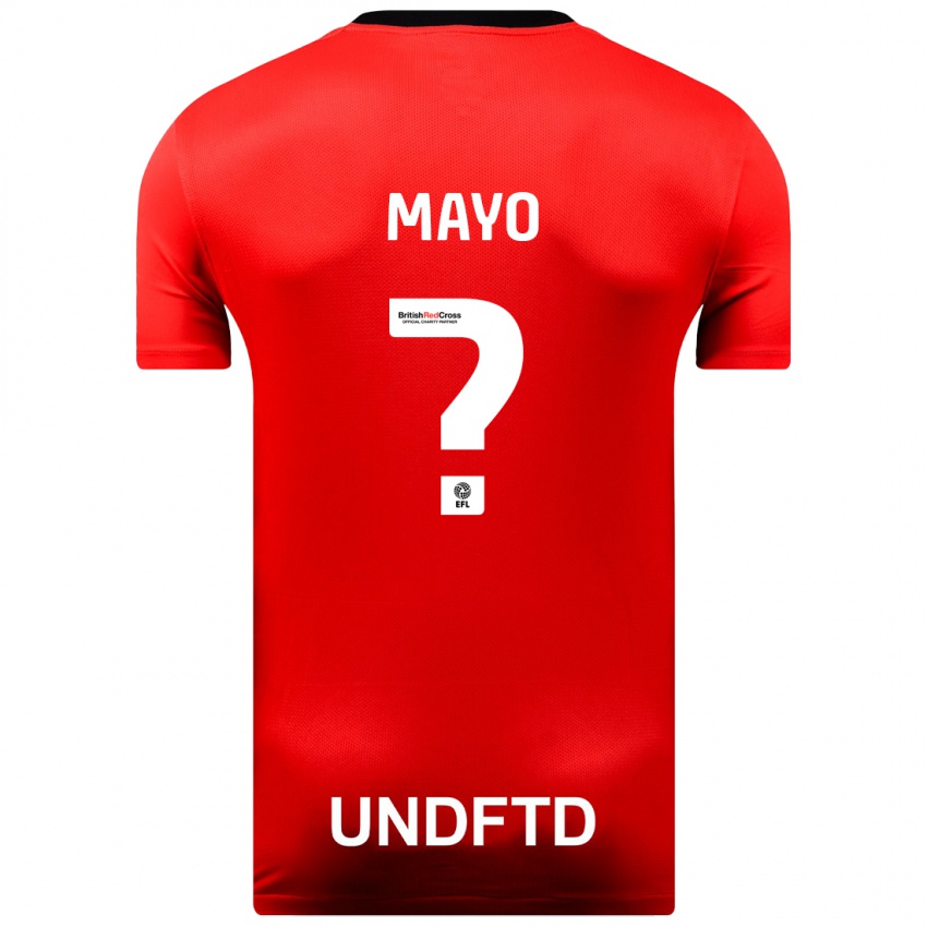 Homem Camisola Bradley Mayo #0 Vermelho Alternativa 2023/24 Camisa Brasil