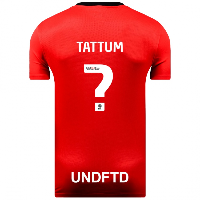 Homem Camisola Frank Tattum #0 Vermelho Alternativa 2023/24 Camisa Brasil