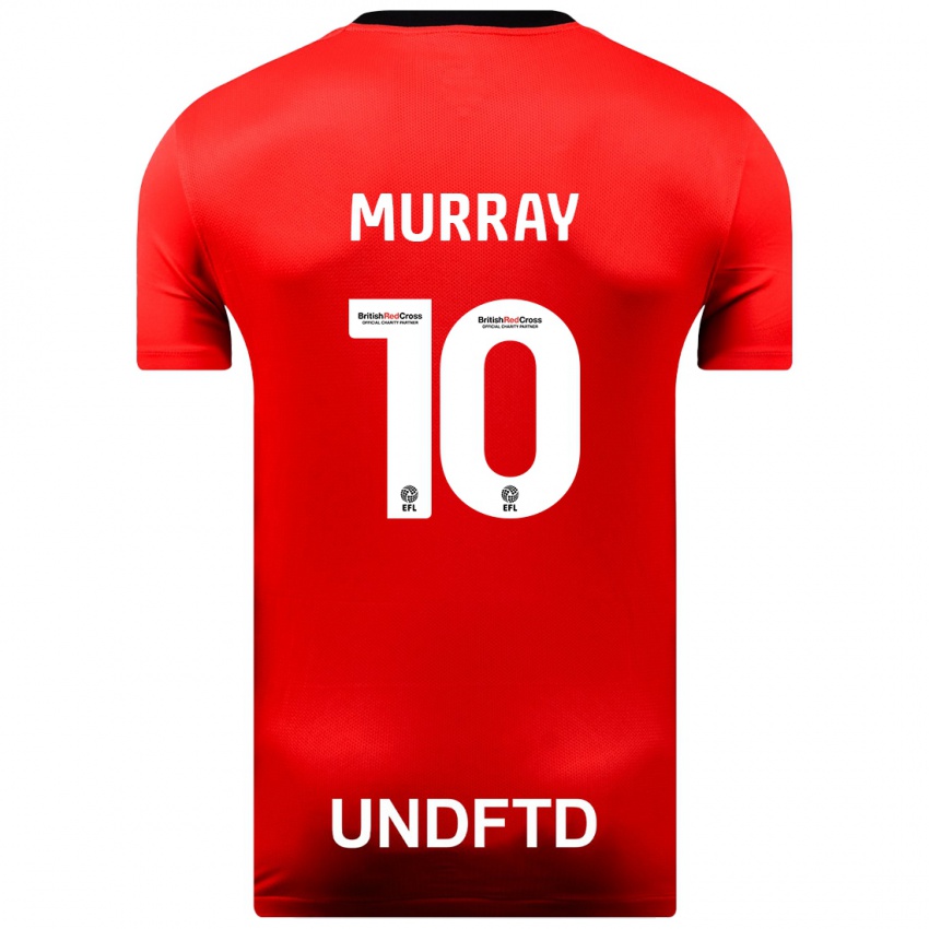 Homem Camisola Christie Murray #10 Vermelho Alternativa 2023/24 Camisa Brasil