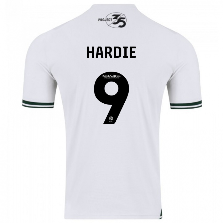 Homem Camisola Ryan Hardie #9 Branco Alternativa 2023/24 Camisa Brasil