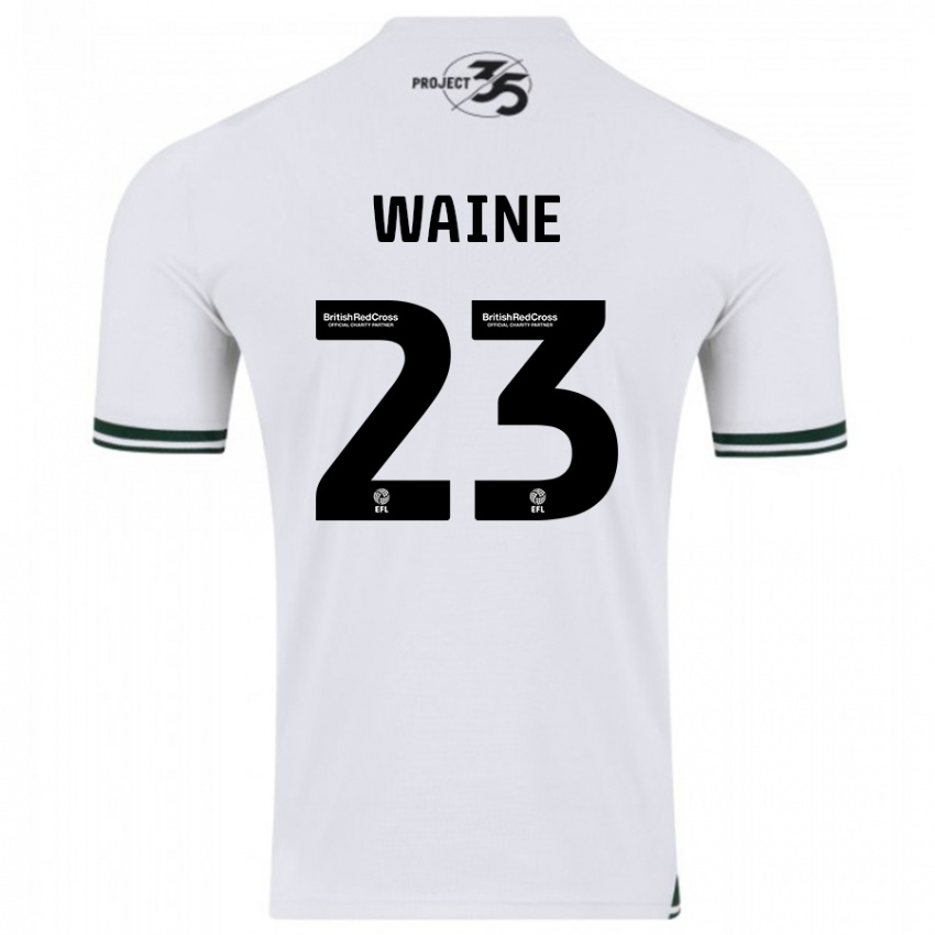 Homem Camisola Ben Waine #23 Branco Alternativa 2023/24 Camisa Brasil