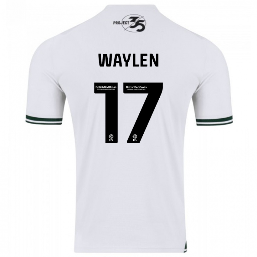 Homem Camisola Libby Waylen #17 Branco Alternativa 2023/24 Camisa Brasil