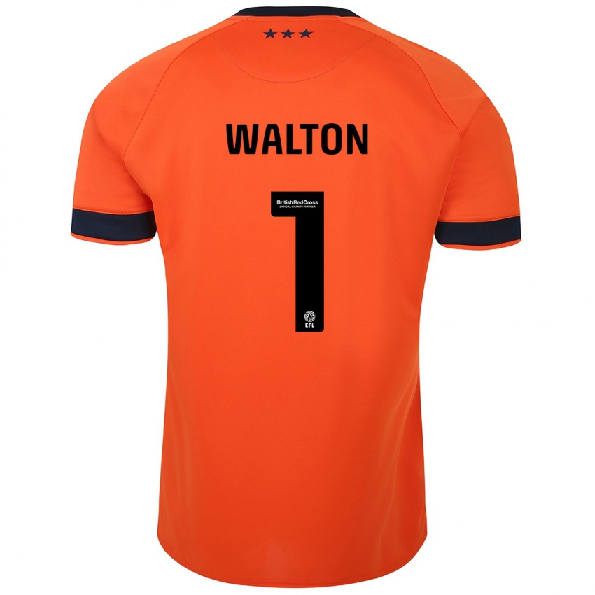 Homem Camisola Christian Walton #1 Laranja Alternativa 2023/24 Camisa Brasil
