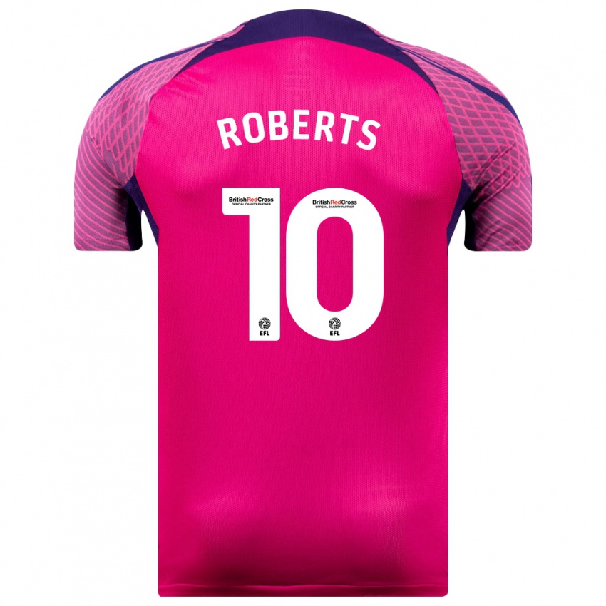 Homem Camisola Patrick Roberts #10 Roxo Alternativa 2023/24 Camisa Brasil