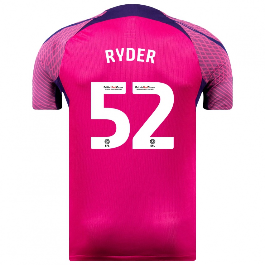 Homem Camisola Joe Ryder #52 Roxo Alternativa 2023/24 Camisa Brasil