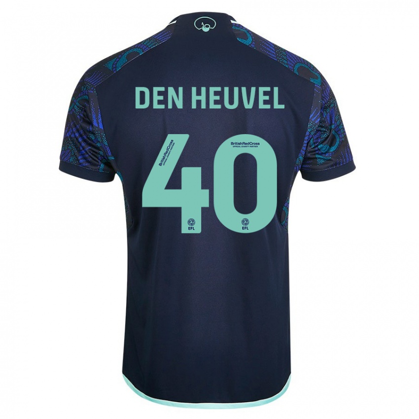 Homem Camisola Dani Van Den Heuvel #40 Azul Alternativa 2023/24 Camisa Brasil