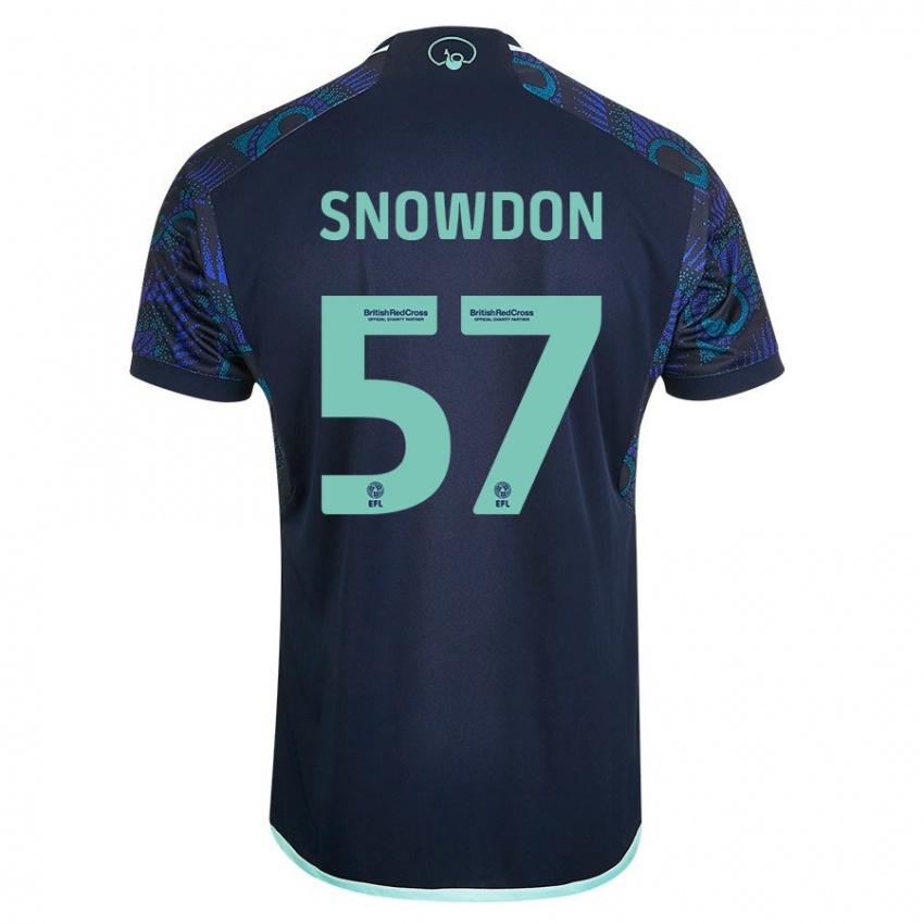 Homem Camisola Joe Snowdon #57 Azul Alternativa 2023/24 Camisa Brasil