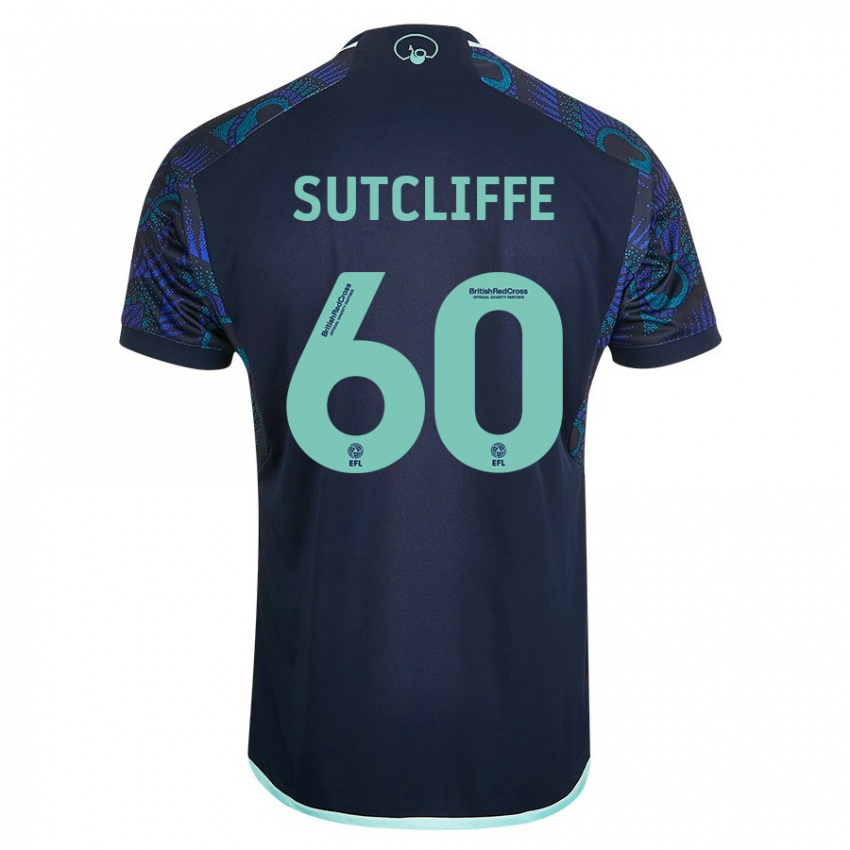 Homem Camisola Harvey Sutcliffe #60 Azul Alternativa 2023/24 Camisa Brasil