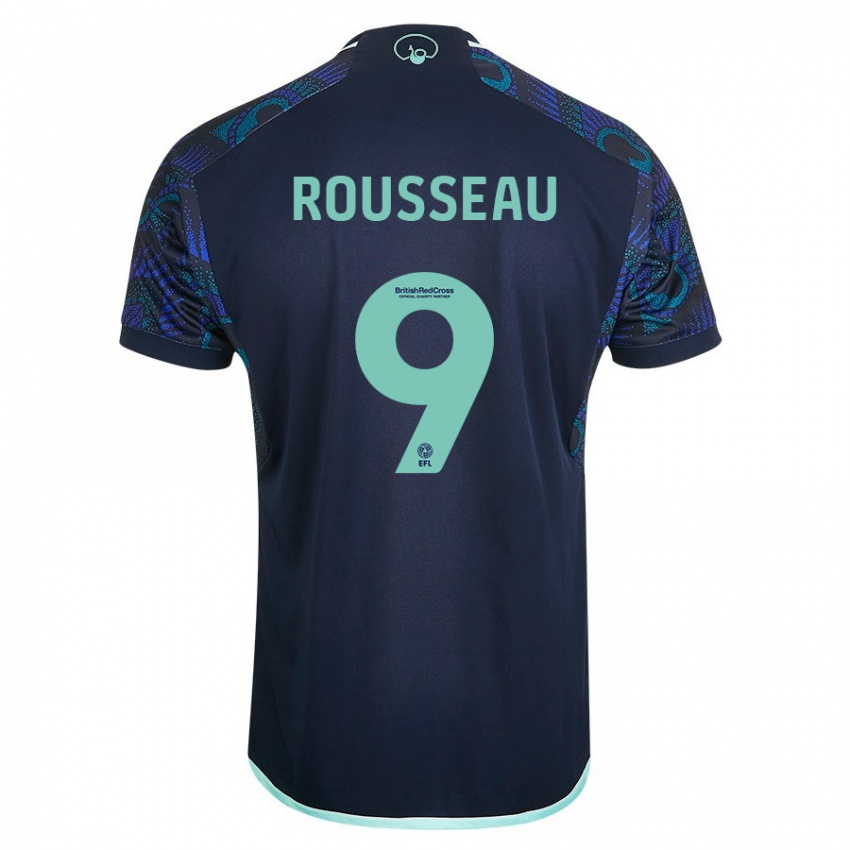 Homem Camisola Jess Rousseau #9 Azul Alternativa 2023/24 Camisa Brasil