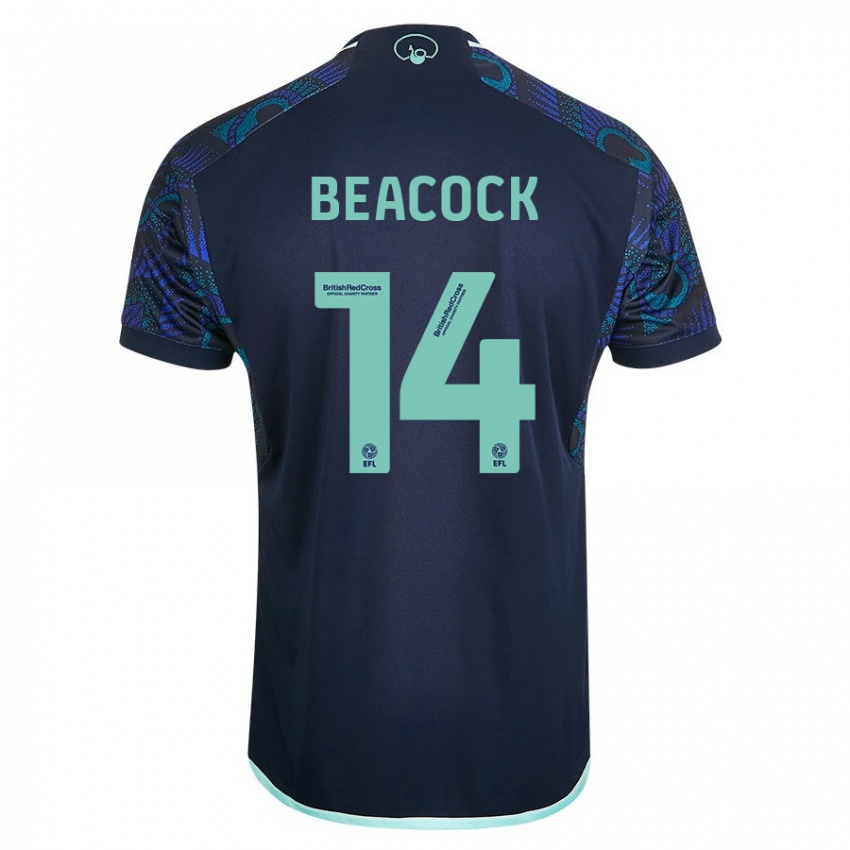 Homem Camisola Molly Beacock #14 Azul Alternativa 2023/24 Camisa Brasil