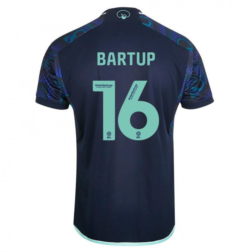 Homem Camisola Laura Bartup #16 Azul Alternativa 2023/24 Camisa Brasil