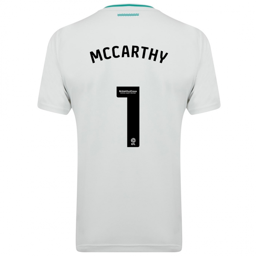 Homem Camisola Alex Mccarthy #1 Branco Alternativa 2023/24 Camisa Brasil