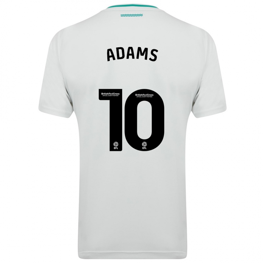 Homem Camisola Che Adams #10 Branco Alternativa 2023/24 Camisa Brasil