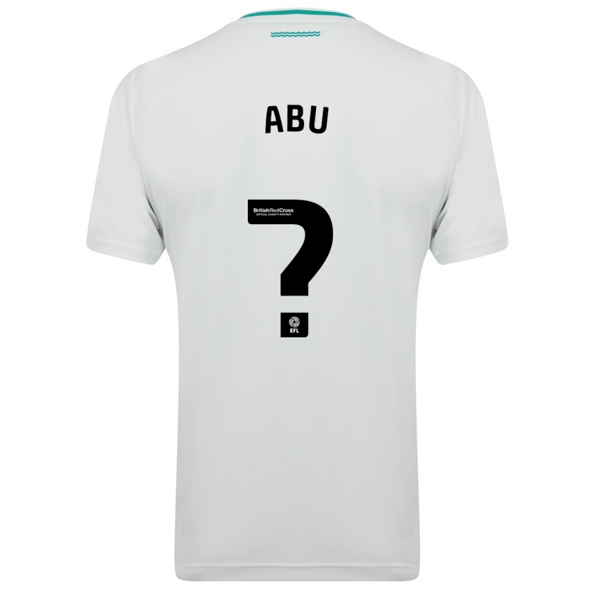 Homem Camisola Derrick Abu #0 Branco Alternativa 2023/24 Camisa Brasil