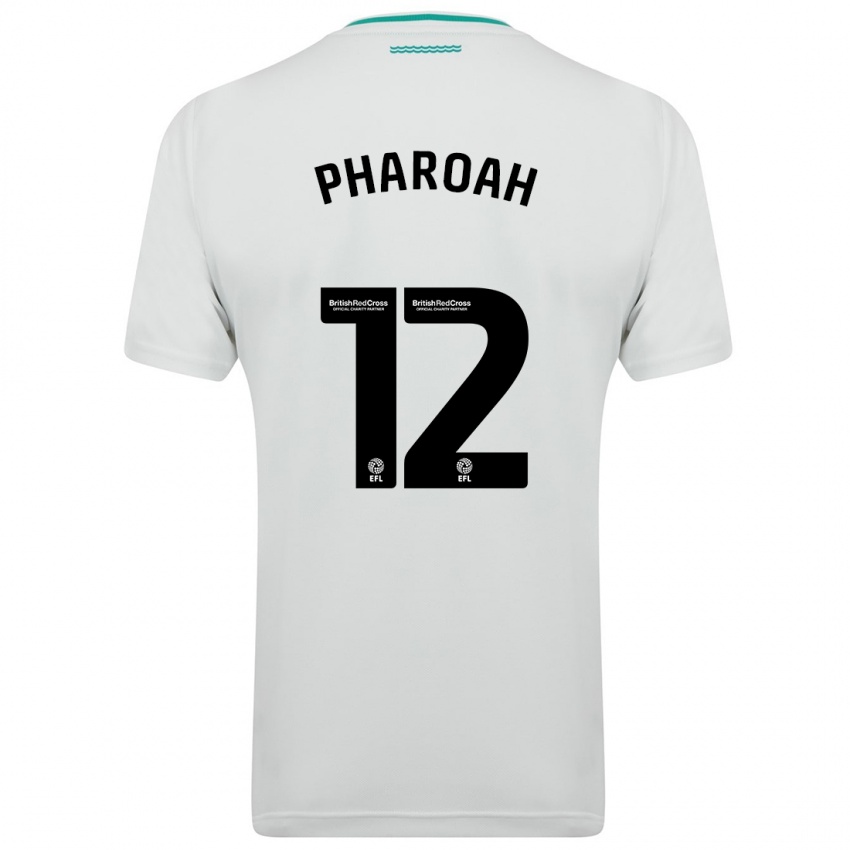 Homem Camisola Sophia Pharoah #12 Branco Alternativa 2023/24 Camisa Brasil