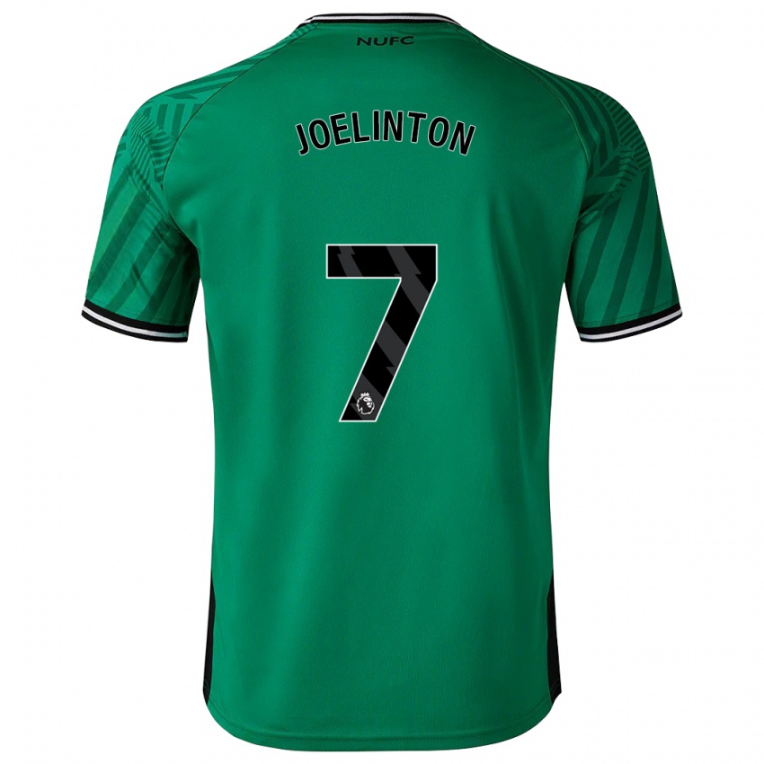 Homem Camisola Joelinton #7 Verde Alternativa 2023/24 Camisa Brasil