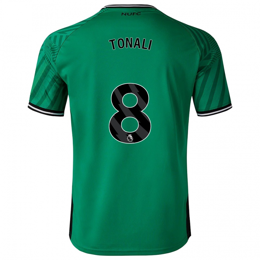 Homem Camisola Sandro Tonali #8 Verde Alternativa 2023/24 Camisa Brasil