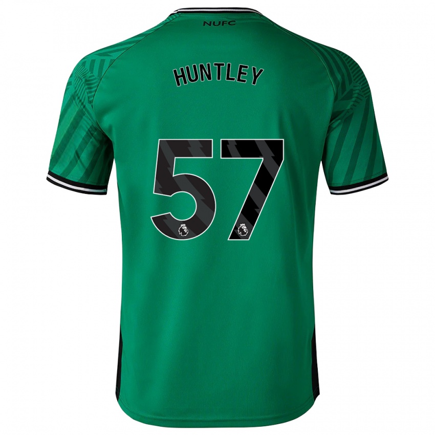 Homem Camisola James Huntley #57 Verde Alternativa 2023/24 Camisa Brasil