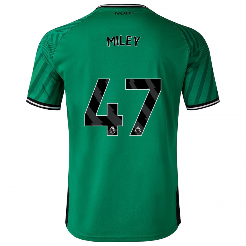 Homem Camisola Jamie Miley #47 Verde Alternativa 2023/24 Camisa Brasil