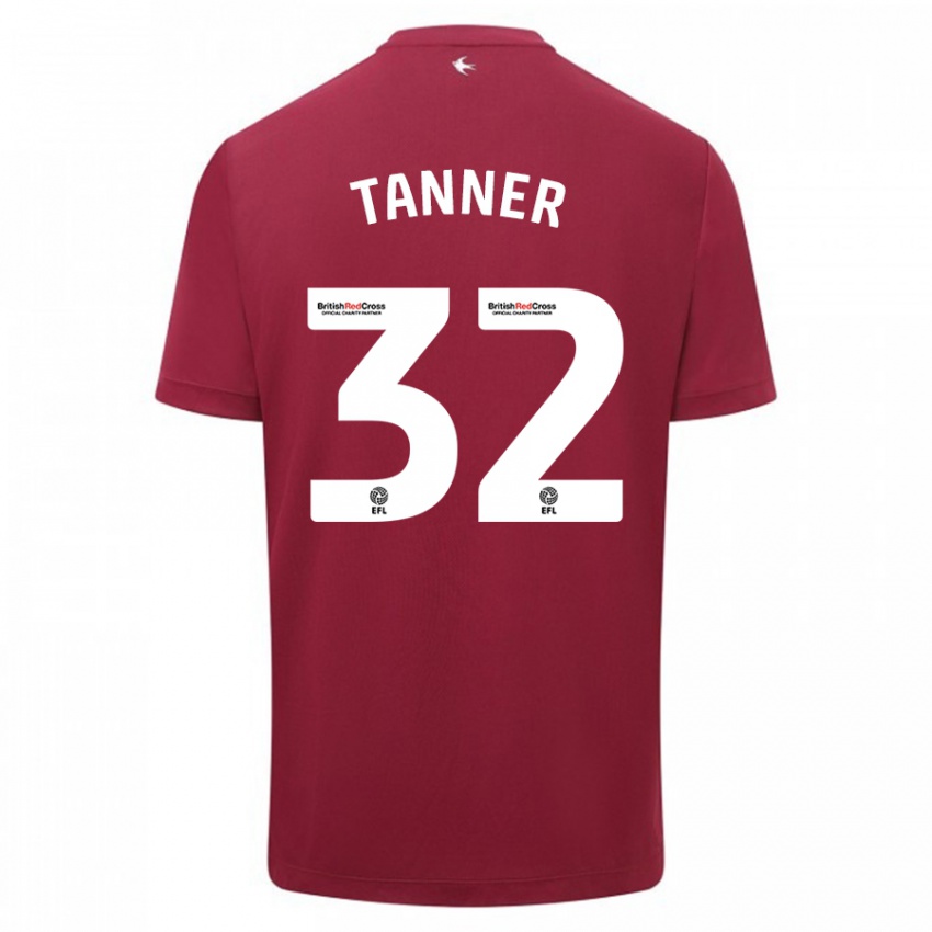 Homem Camisola Ollie Tanner #32 Vermelho Alternativa 2023/24 Camisa Brasil