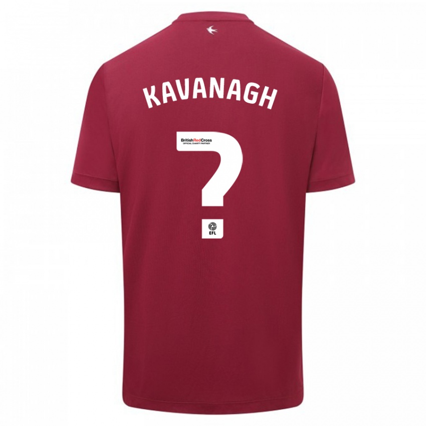 Homem Camisola Ryan Kavanagh #0 Vermelho Alternativa 2023/24 Camisa Brasil