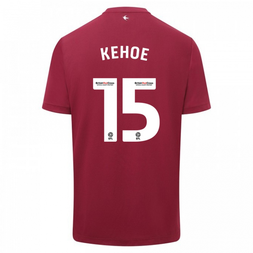 Homem Camisola Molly Kehoe #15 Vermelho Alternativa 2023/24 Camisa Brasil