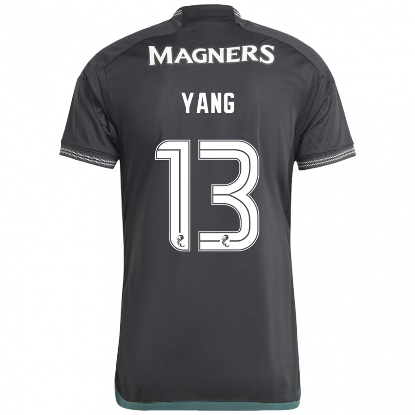 Homem Camisola Hyun-Jun Yang #13 Preto Alternativa 2023/24 Camisa Brasil