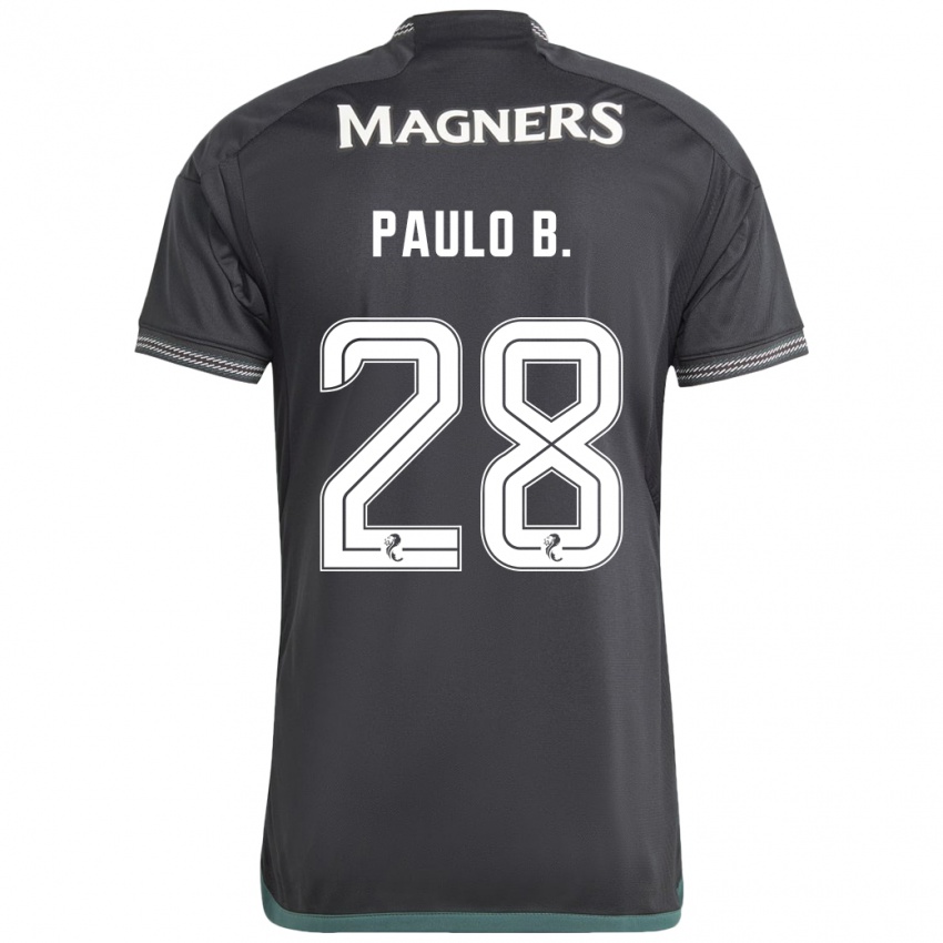 Homem Camisola Paulo Bernardo #28 Preto Alternativa 2023/24 Camisa Brasil