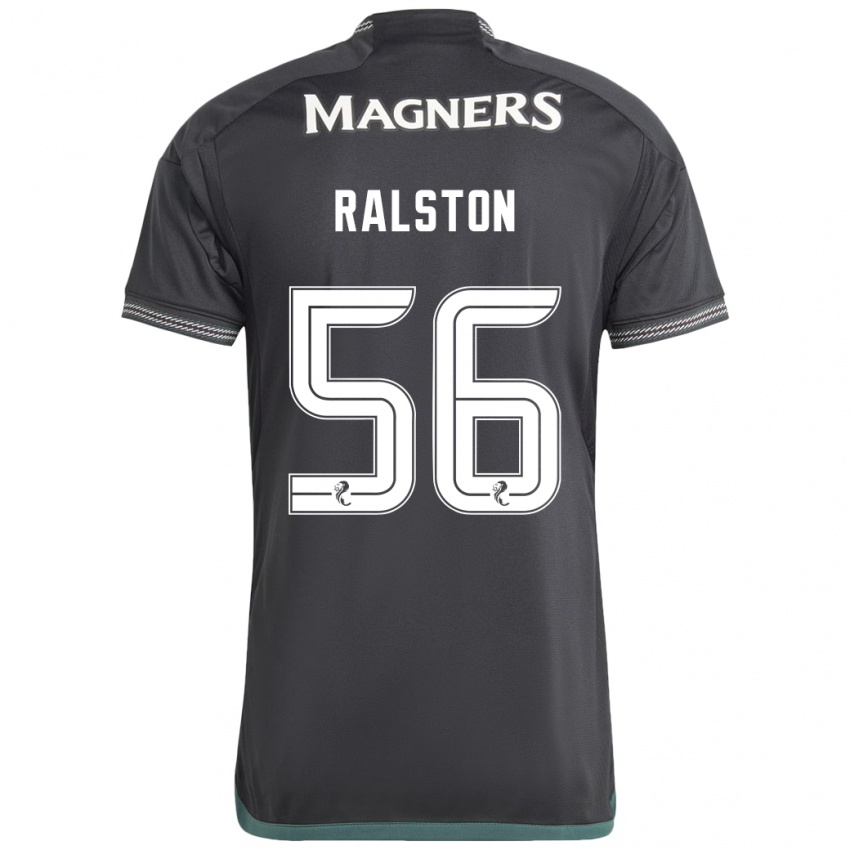 Homem Camisola Anthony Ralston #56 Preto Alternativa 2023/24 Camisa Brasil