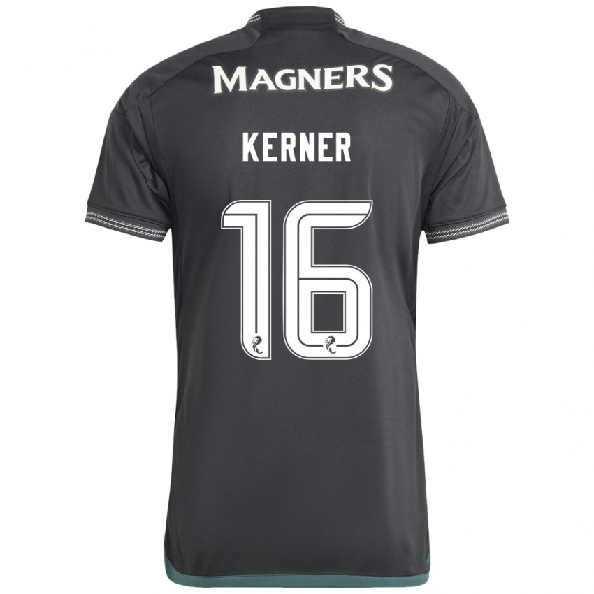 Homem Camisola Hana Kerner #16 Preto Alternativa 2023/24 Camisa Brasil