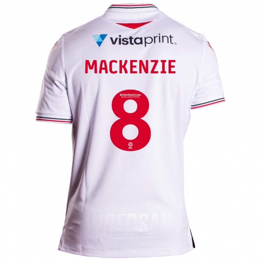 Homem Camisola Libby Mackenzie #8 Branco Alternativa 2023/24 Camisa Brasil