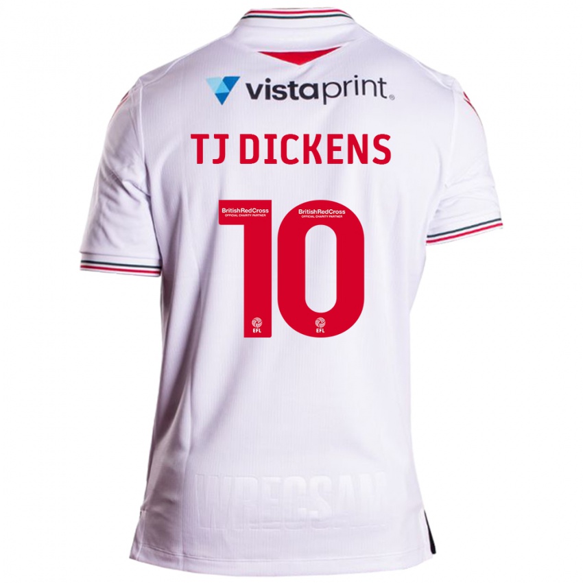 Homem Camisola Tonicha Tj Dickens #10 Branco Alternativa 2023/24 Camisa Brasil