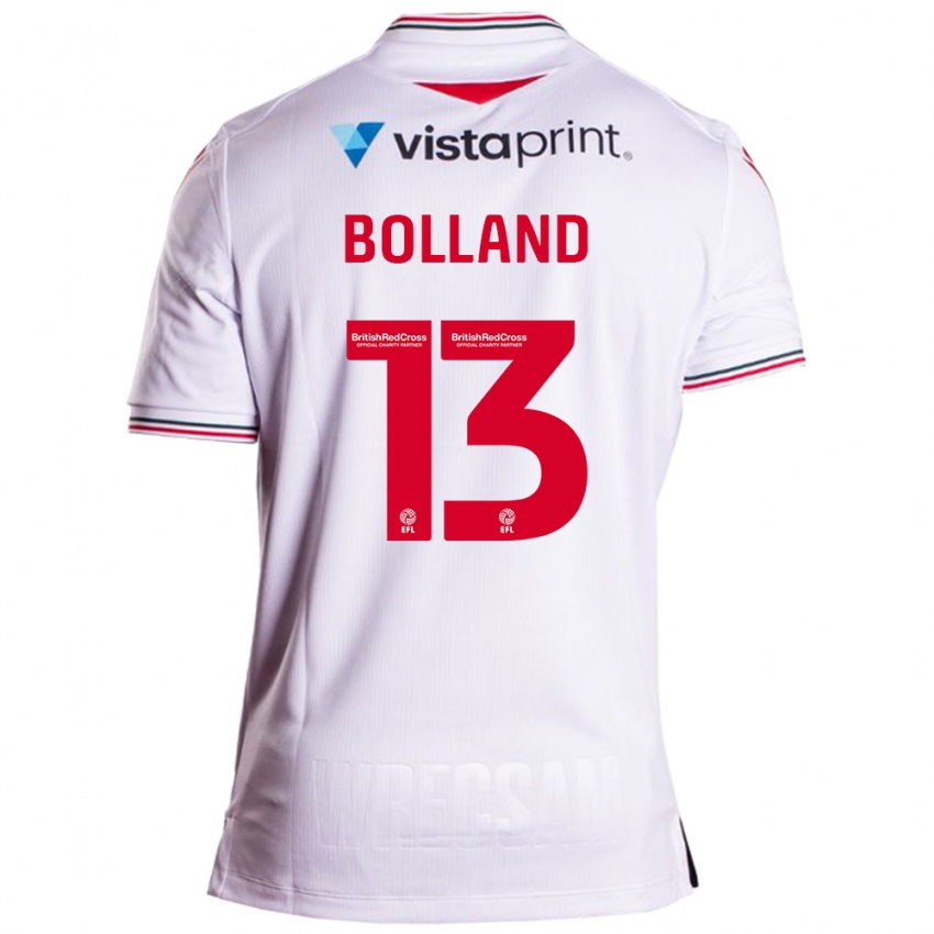 Homem Camisola Charlotte Bolland #13 Branco Alternativa 2023/24 Camisa Brasil