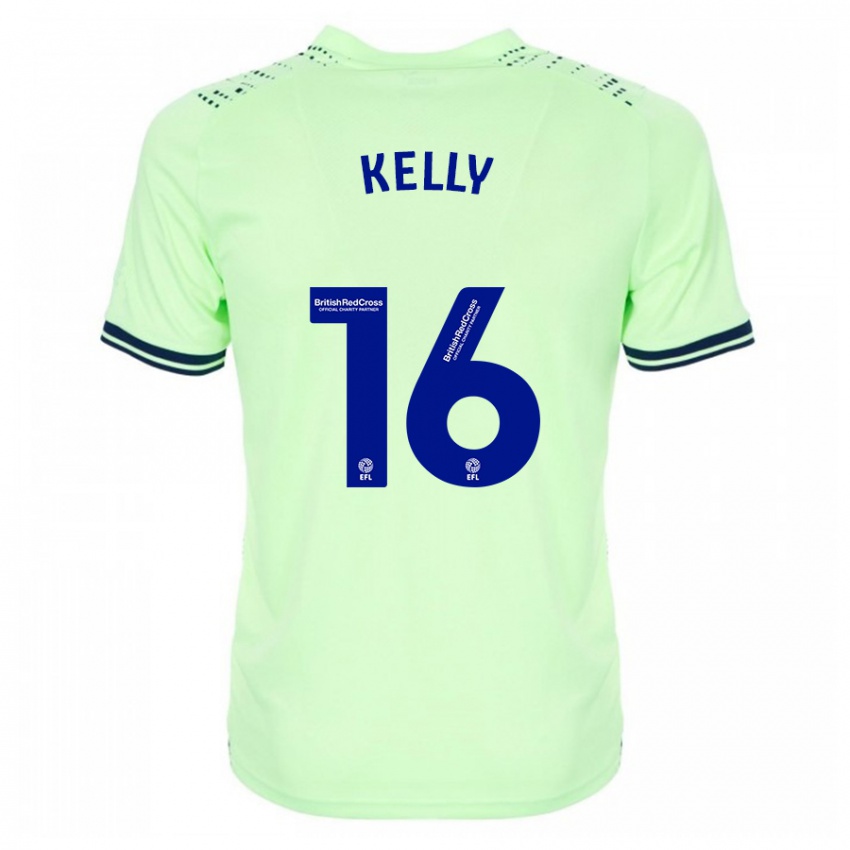 Homem Camisola Martin Kelly #16 Marinha Alternativa 2023/24 Camisa Brasil